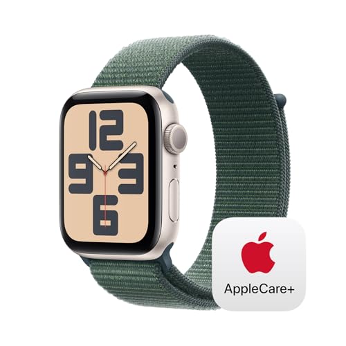 Apple Watch SE (第 2 世代) [GPS + Cellular (44mm)ケース用] アルミニウムケースとスターライト スポーツループ + 延長2年 AppleCare+ for Apple Watch SE (2nd gen.) 画像1