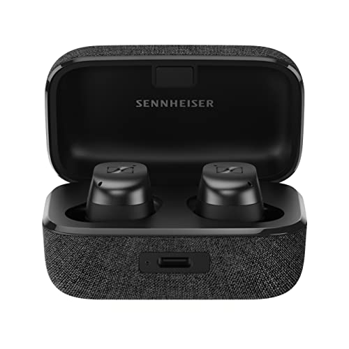 【Amazon.co.jp限定】ゼンハイザー Sennheiser ワイヤレスイヤホン Bluetooth MOMENTUM True Wireless 3 グラファイト(バッテリー強化版) 本社開発高性能シングルダイナミックドライバー 低遅延 aptX Adaptive マルチポイント ノイキャン 外音取込 Bluetooth 5.2 +Class1 途切れにくい Qi充電 通話 【国内正規品】 1枚目 画像