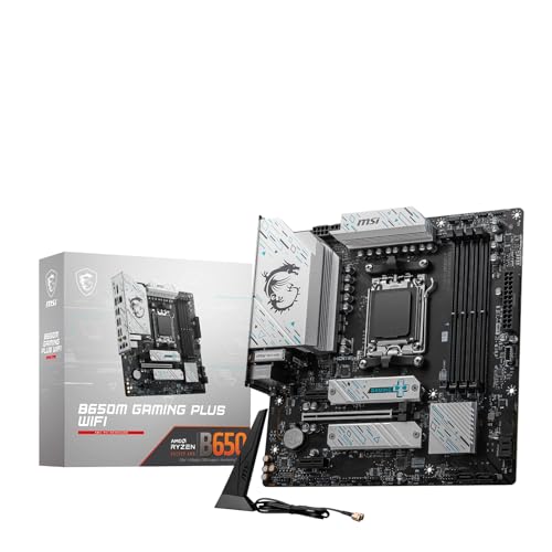 MSI B650M GAMING PLUS WIFI AMD Ryzen 7000/9000 シリーズ対応 Socket AM5 DDR5 Micro-ATX マザーボード MB6467 1枚目 画像