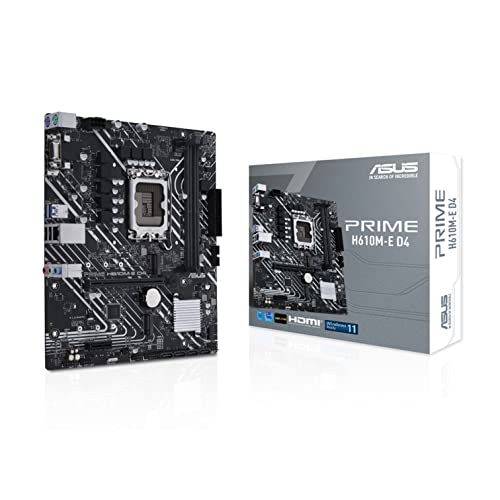 ASUS INTEL 第12世代CPU(LGA1700)対応 H610 チップセット mic-ATX マザーボード PRIME H610M-E D4 【国内正規代理店品】 画像1