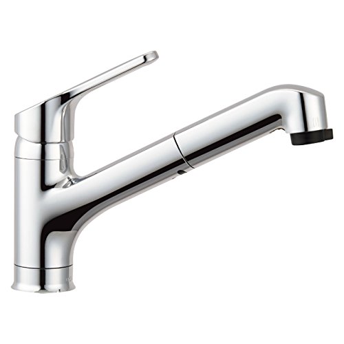 LIXIL (リクシル) INAX ハンドシャワー付 シングルレバー 混合水栓 RSF-833Y 一般地用 水栓 キッチン水栓 混合栓 水道 蛇口 節水 シャワー 画像1