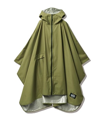 [KIU] ポンチョ Kiu RAIN Poncho-Daily カーキ FREE 画像1