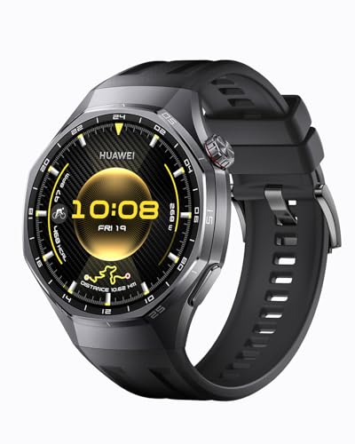 HUAWEI WATCH GT 6 Pro 46mm スマートウォッチ 1.47インチ大画面 最長21日間バッテリー サイクリング/登山/進化したゴルフナビ スポーツモード100種類以上 GPS搭載 心電図分析 健康/情緒モニタリング iOS/Android対応 ブラック 1枚目 画像
