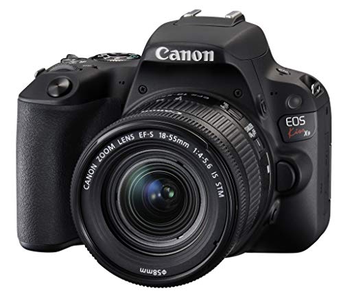 Canon デジタル一眼レフカメラ EOS Kiss X9 ブラック レンズキット EF-S18-55 F4 STM付属 KISSX9BK-1855F4ISSTMLK 1枚目 画像