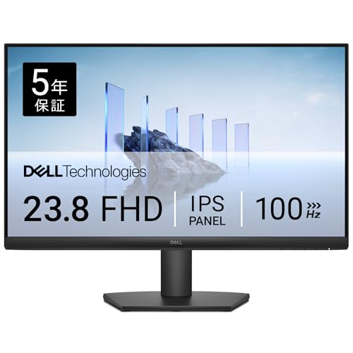 【Amazon.co.jp限定】Dell SE2425HM-A 23.8インチ モニター(5年保証/FHD/IPS,非光沢/HDMI1.4x1,VGAx1/傾き調整) 画像1