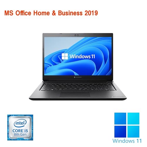 【整備済み品】東 芝 ノートPC S73 /13.3型フルHD/Core8世代 i5-8250U/Win11 Pro/MS Office H&B 2019 /WEBカメラ/wajunのWIFI/Bluetooth/HDMI/16GB/大容量1TB SSD 中間 画像