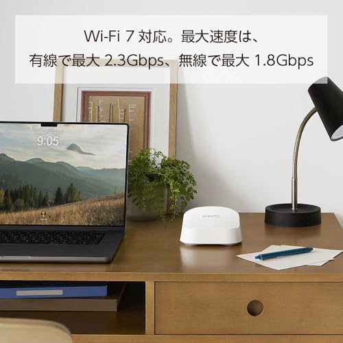 【New】Amazon eero 7 - メッシュwifiルーター | Wi-Fi 7対応 | BE3400 | 2.5Gbpsイーサネット×2 | 1ユニット 最後 画像