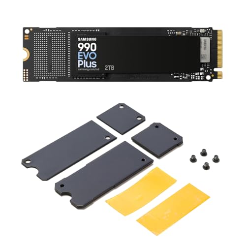 【M.2 SSD + ヒートシンク セット(PS5動作確認済み)】Samsung Gen4 SSD 990 EVO Plus 2TB + M.2 SSD用セパレートヒートシンク 1枚目 画像