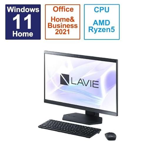 デスクトップパソコン ファインブラック 23.8型 NEC PC-A2355GAB 最後 画像