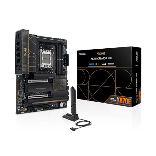 ASUS ProArt X870E-Creator WIFI AMD Ryzen 9000 シリーズ AM5 対応 X870E チップセット搭載 ATX マザーボード/国内正規代理店品 1枚目 画像