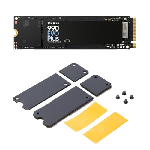 【M.2 SSD + ヒートシンク セット(PS5動作確認済み)】Samsung Gen4 SSD 990 EVO Plus 4TB + M.2 SSD用セパレートヒートシンク 1枚目 画像