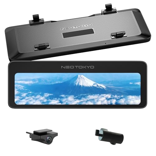 ミラーカム３ MRC-2024 前後ドライブレコーダー＋デジタルミラー 爆光液晶でオープンカーでも使える明るさ 自動輝度調整センサー付 独立式フロントカメラ リアカメラズーム機能 (GPS付き) 画像1