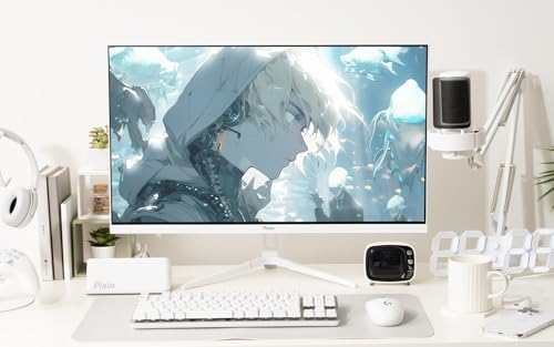 Pixio PX278 WAVE White ゲーミングモニター 27インチ 180Hz WQHD ホワイト 白 かわいい 最後 画像