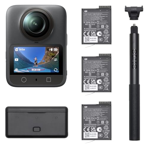 DJI Osmo 360 アドベンチャーコンボ 360度アクションカメラ Vlogカメラ バッテリー3つ付き ネイティブ8K 動画 4K/120fps & 170°ブーストビデオ スポーツ Vlog用アクションカメラ 1枚目 画像