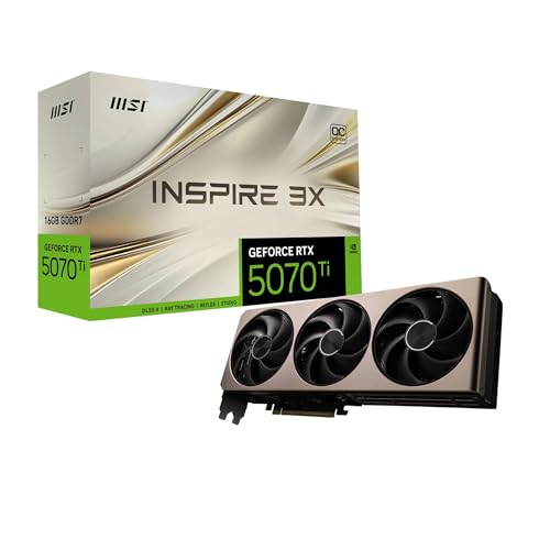 MSI GeForce RTX 5070 Ti 16G INSPIRE 3X OC グラフィックスボード VD9064 画像1