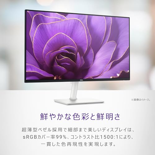 【Amazon.co.jp限定】Dell S2425H-A 23.8インチ モニター(無輝点5年保証/FHD/IPS,非光沢/HDMIx2/内蔵スピーカー/sRGB 99%/傾き) 最後 画像