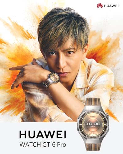 HUAWEI WATCH GT 6 Pro 46mm スマートウォッチ 1.47インチ大画面 最長21日間バッテリー サイクリング/登山/進化したゴルフナビ スポーツモード100種類以上 GPS搭載 心電図分析 健康/情緒モニタリング iOS/Android対応 ブラック 最後 画像