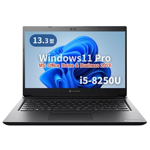 【整備済み品】東 芝 ノートPC S73 /13.3型フルHD/Core8世代 i5-8250U/Win11 Pro/MS Office H&B 2019 /WEBカメラ/wajunのWIFI/Bluetooth/HDMI/16GB/大容量1TB SSD 1枚目 画像