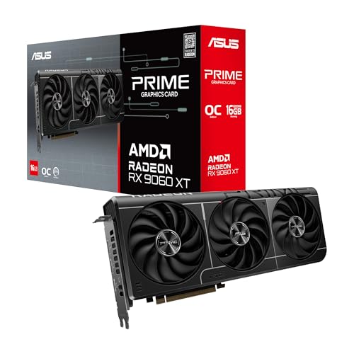 ASUS AMD Radeon RX 9060 XT ビデオカード 16GB GDDR6 OCエディション PRIME-RX9060XT-O16G 国内正規代理店品 1枚目 画像