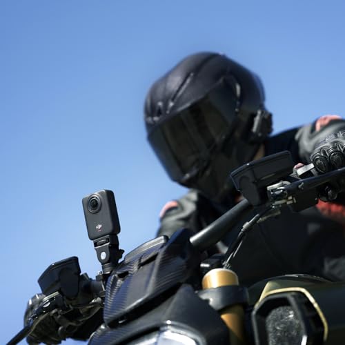 DJI Osmo 360 モーターサイクル ハンドルバーPOVコンボ、1インチ360°イメージングエリアを備えた360°カメラ、170° FOV、ネイティブ8K 360°動画 、マグネットクイックリリース設計、ハンドルバー視点用のヘビーデューティー マウント、ライダー用アクションカメラ 中間 画像