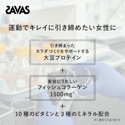 ザバス(SAVAS) シェイプ&ビューティ ミルクティー風味 920g プロテイン ソイ 明治 NEXTBODY 【Amazon.co.jp限定】 中間 画像