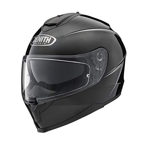 ヤマハ(Yamaha)バイクヘルメット フルフェイス YF-9 ZENITH サンバイザーモデル ピンストライプ メタルブラック XLサイズ(60-61cm) 90791-1782X 1枚目 画像