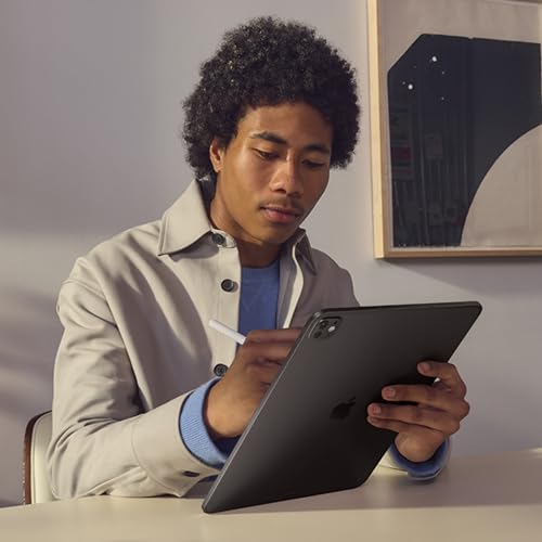 Apple 2025 13インチiPad Pro (Wi-Fi, 256GB, 標準ガラス) - スペースブラック (M5) 中間 画像