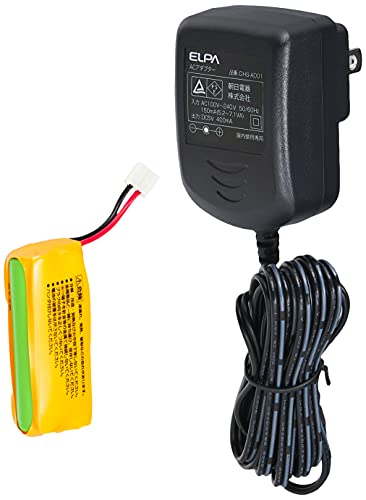 ELPA ワイヤレスドアホン フルセットモデル+ポータブルモニター子機1台+充電台親機1台+玄関カメラ子機1台 配線工事不要 自動録画 DHS-SP2220E 中間 画像