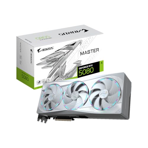 GIGABYTE NVIDIA Geforce RTX5080 搭載 グラフィックボード GDDR7 16GB ギガバイト 【国内正規代理店品】 GV-N5080AORUSM ICE-16GD 画像1