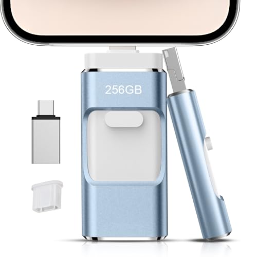 【アプリ不要・正規認証品 】256GB Phone対応usbメモリ写真保存 直接usbに写真を移す４in1 フラッシュドラメモリ人気 USB 両面挿しスマホ USB メモリー フラッシュドライブ Android パソコン対応 USBメモリ phoneの写真 を パソコン に 取り込む 容量不足解消 画像1