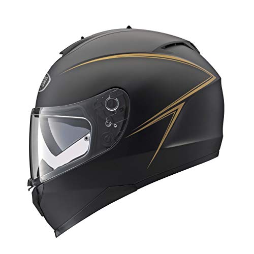 ヤマハ(Yamaha)バイクヘルメット フルフェイス YF-9 ZENITH サンバイザーモデル ピンストライプ セミフラットブラック(つや消し) XLサイズ(60-61cm) 90791-1781X 最後 画像