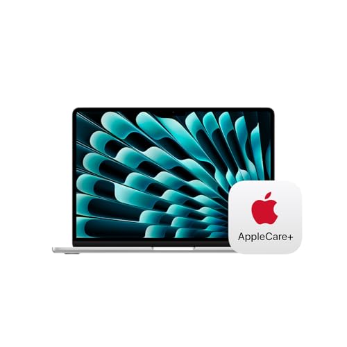 Apple 2025 MacBook Air M4 チップ搭載 13 インチノートブック: 24GBユニファイドメモリ、 512GB SSD ストレージ - シルバー + 3年延長保証 AppleCare+ for 13インチMacBook Air(M4) 画像1
