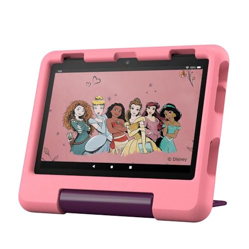 New Amazon Fire HD 8 キッズモデル (8インチ) ディズニープリンセス / 3GB RAM 対象年齢3歳から | 数千点のキッズコンテンツが1年間使い放題【保護フィルム付き】 画像1