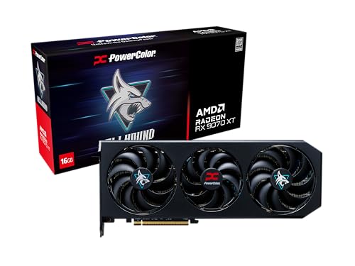 Power Color AMD Radeon RX9070XT 搭載 グラフィックボード GDDR6 16GB Hell Hound パワーカラー 【国内正規代理店品】RX9070XT 16G-L/OC 1枚目 画像