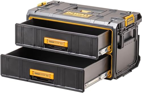 デウォルト(DEWALT) タフシステム2.0 2段チェスト 工具箱 収納ケース ツールボックス 積み重ね収納 Tough System 2.0 DWST83529-1 画像1