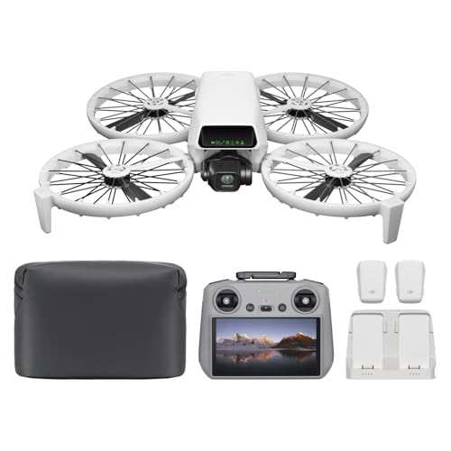 DJI Flip Fly Moreコンボ(RC 2画面送信機付属) ドローン カメラ付き 4K UHDカメラ搭載ドローン(大人用) 手のひら離陸 自動帰還 小型ドローン インテリジェント飛行 バッテリー×3 合計動作時間93分 1枚目 画像