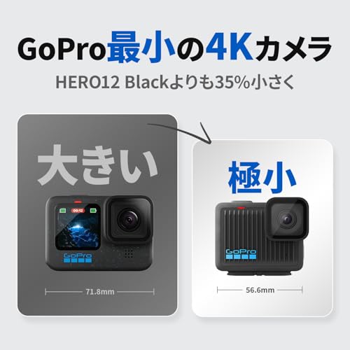 【FWバージョン日本国内正規品】 GoPro HERO ゴープロ ごーぷろ アクションカメラ 4k SDカード付(スタートセット) 最後 画像