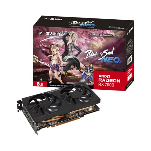玄人志向 Radeon RX7600 搭載 グラフィックボード GDDR6 8GB 搭載モデル 【国内正規品】 RD-RX7600-8G/Blade&Soul NEOコラボ 1枚目 画像