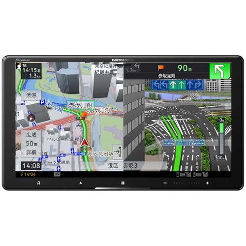 Pioneer カーナビ AVIC-CQ912-4 9インチ サイバーナビ 無料地図更新 フルセグ DVD CD Bluetooth SD USB ハイレゾ HD画質 カロッツェリア 1枚目 画像