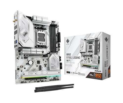 ASRock マザーボード B850 Steel Legend WiFi AMD Ryzen 9000 / 8000 / 7000 シリーズ CPU (Soket AM5) 対応 DDR5 ATX マザーボード 【国内正規代理店品】 画像1