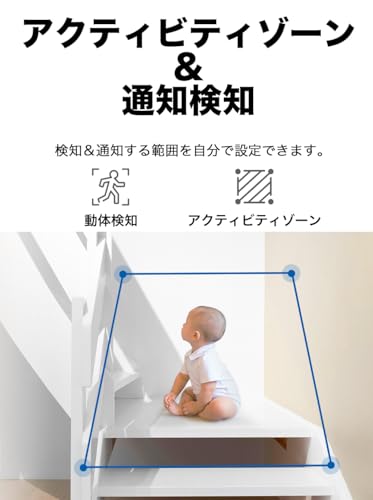 TP-Link Tapo ペットカメラ 見守りカメラ 防犯カメラ 室内 屋外/屋内 iphone対応 スマホ対応 1080p フルHD IP65防水防塵 フルカラーナイトビジョン 音声通話 AI検知 type-c充電 microSD/クラウド保存 メーカー保証1年 Tapo C206 中間 画像