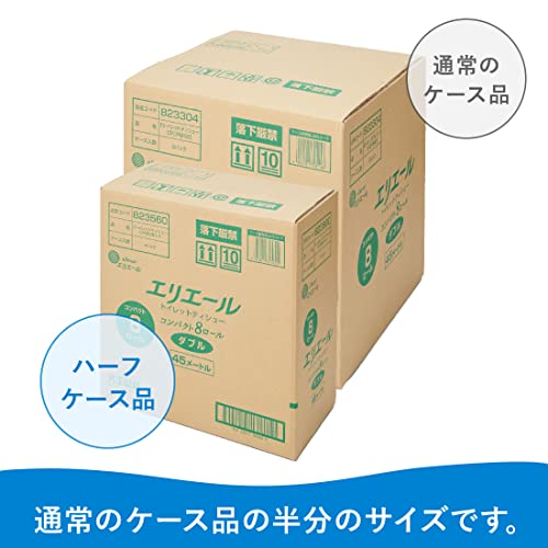 エリエール トイレットペーパー 1.5倍巻き 45m×32ロール(8ロール×4パック) ダブル パルプ100% リラックス感のある香り 【ハーフケース】【EC限定ケース入数】 最後 画像