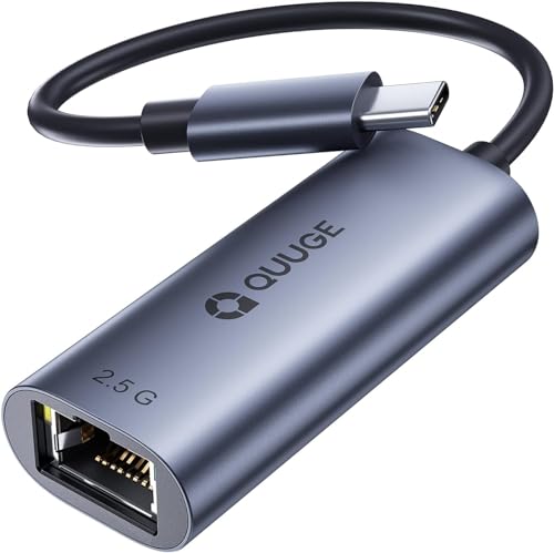 QUUGE タイプC USB-C LAN 変換アダプタ 2.5Gbps 超高速通信 2500/1000/100Mbps Windows/Mac/Linux対応 画像1