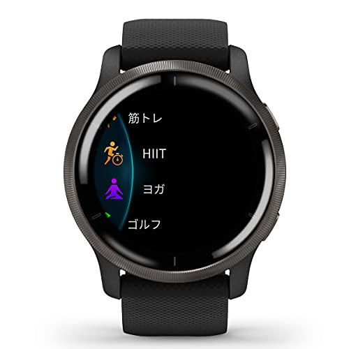 GARMIN(ガーミン) スマートウォッチ GPS Venu 2 Black/Slate【日本正規品】 010-02430-61 小 最後 画像