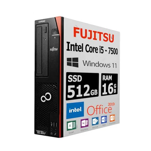 【整備済み品】富士通 デスクトップPC D587/D588/第7世代 i5-7500/Win11 Pro/MS Office H&B 2019/wajunのwifi/Bluetooth/DVD/16GB/512GB SSD 1枚目 画像