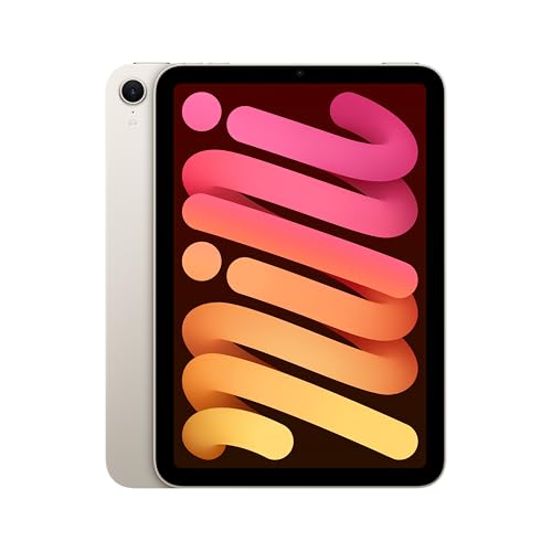【整備済み品】 Apple iPad mini(A17 Pro):Apple Intelligence、8.3 インチ Liquid Retina ディスプレ イ、128GB、Wi-Fi 6E、12MP フロントカメラ/12MP バックカメ ラ、Touch ID、一日中使えるバッテリー ‒ スターライト 1枚目 画像