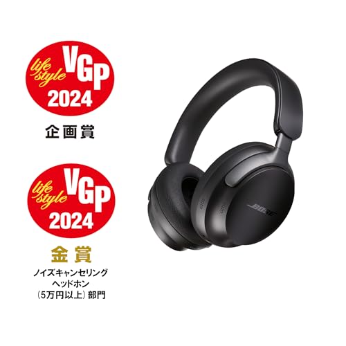 Bose QuietComfort Ultra Headphones 完全 ワイヤレス 空間オーディオ ヘッドホン ノイズキャンセリング Bluetooth接続 マイク付 最大24時間再生 急速充電 ブラック 中間 画像