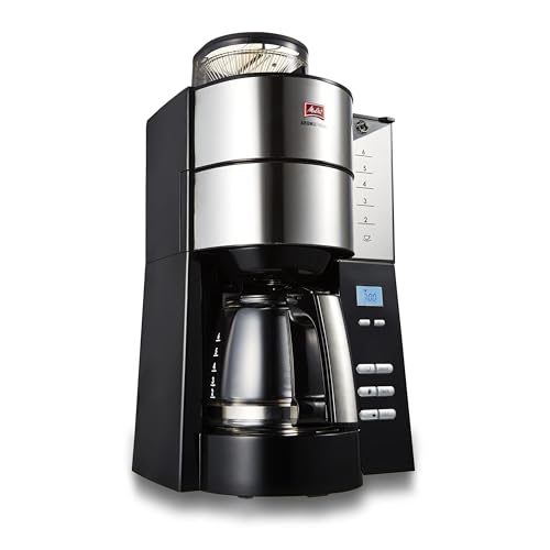 メリタ(Melitta) 全自動 コニカル式 コーヒーメーカー ミル付き アロマフレッシュ 6杯用【豆・粉対応/豆・水計量不要/ミル機能/挽き目段階調節可能/タイマー予約機能/保温機能付】 1枚目 画像
