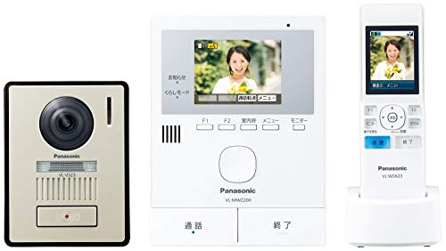 パナソニック ワイヤレスモニター付き テレビドアホン 30万画素 LEDライト搭載 どこでもドアホン VL-SWZ200KL 1枚目 画像