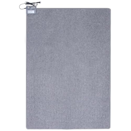 アイリスオーヤマ ホットカーペット 1.5畳 本体 180×126cm 5段階温度調節 自動電源オフ6h 電気カーペット 電気マット ホットマット ダニ退治 こたつ併用可 足元 暖房 IHC-15-H グレー 画像1